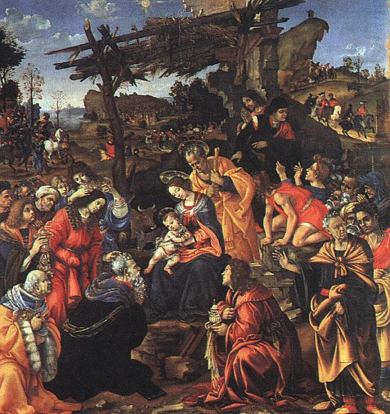 Filippino Lippi The Adoration of the Magi china oil painting image